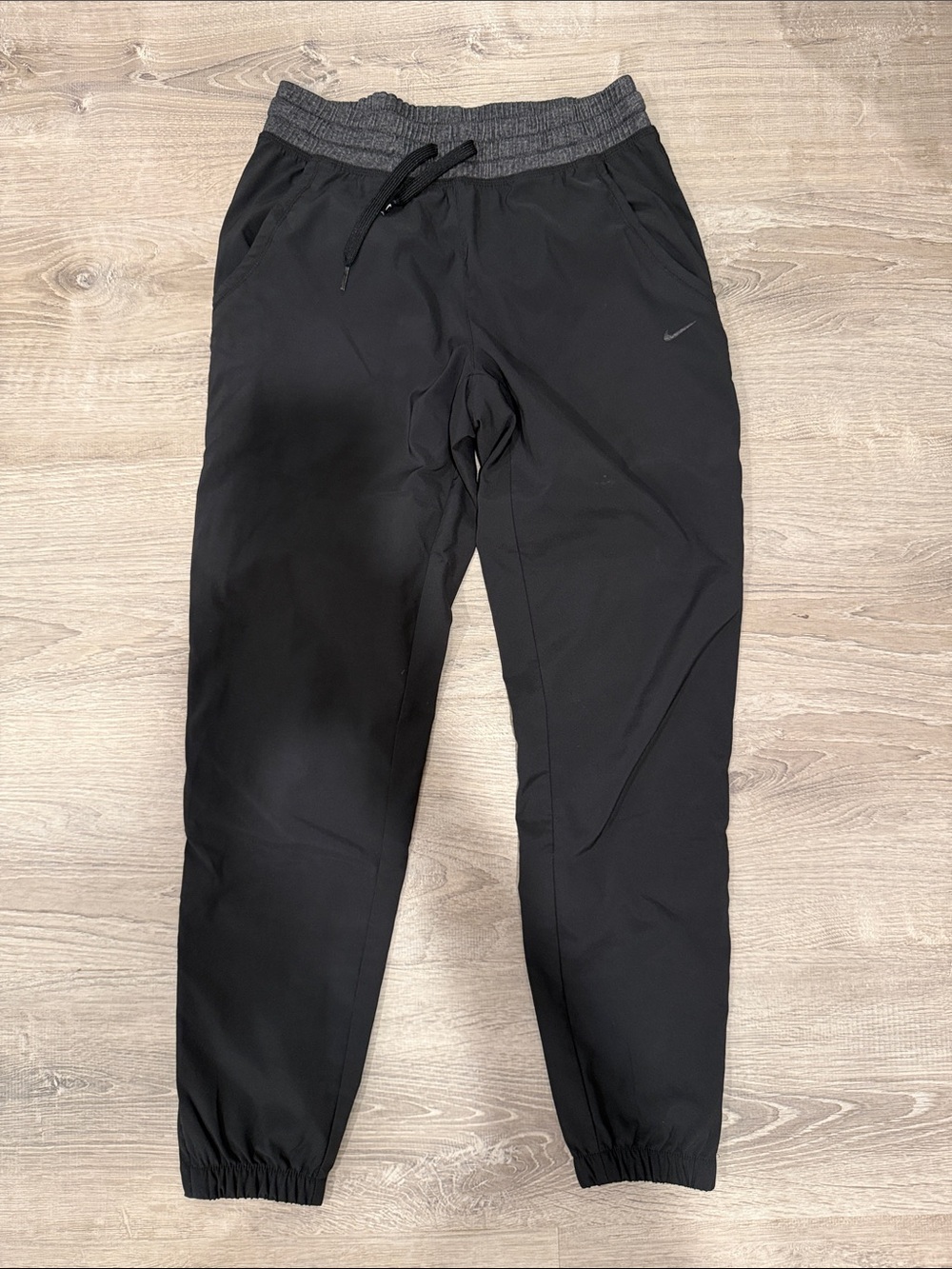 Nike Women’s Black Jogger Pants with Gray Waistband